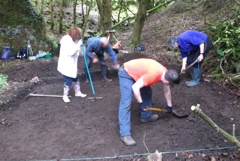 Society members at work at Craigend Distillery. The dig welcomes volunteers of all experience levels and is one of the highlights of the summer programme.