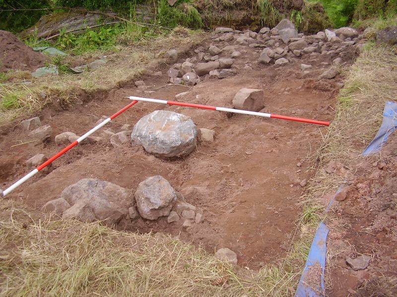 Touchadam 2018 trench, looking east